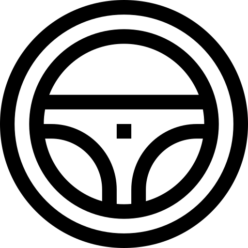 icon of a car steering-wheel